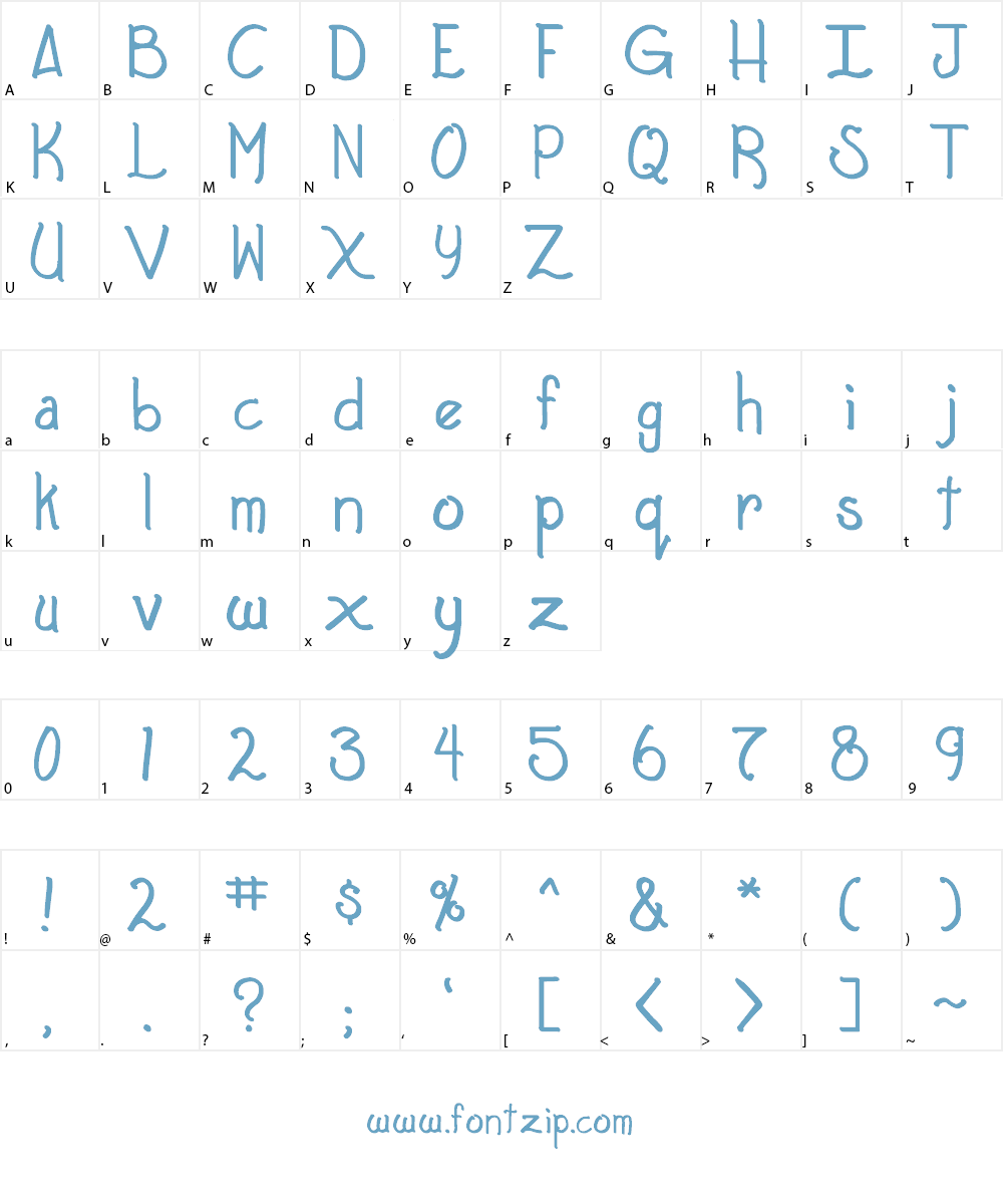 Tale Crafter Font Character